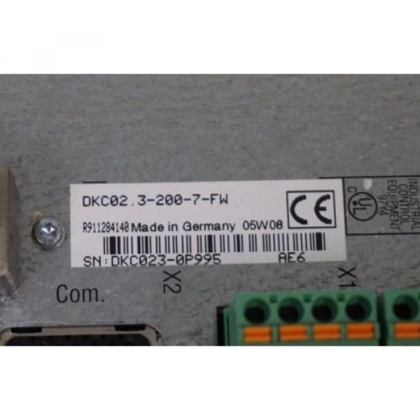 NEW Egypt Mexico REXROTH DKC02.3-200-7-FW SERVO ECO DRIVE R911284140 , DKC0232007FW #4 image