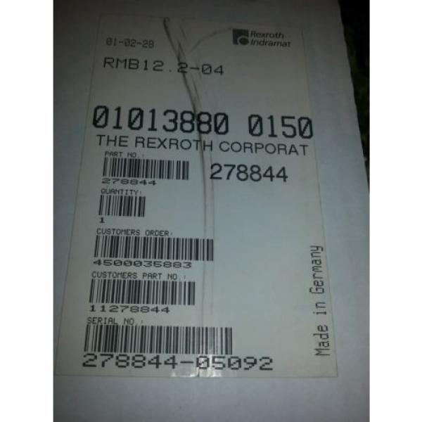 Indramat Egypt Korea Rexroth Interbus S RMB12.2-04  part number 278844 #2 image